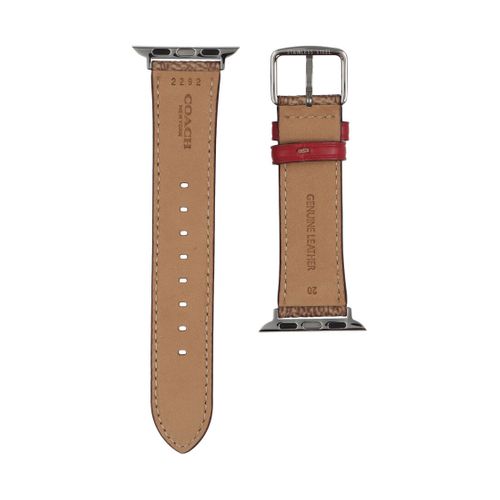 FASBEE｜コーチ COACH APPLE WATCH COATED CANVAS STRAP （BROWN