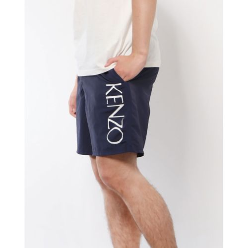 FASBEE｜ケンゾー KENZO メンズ 配色Logo Print Swim Shorts【返品不可