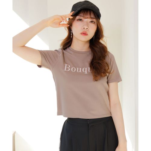 FASBEE｜リップサービス LIP SERVICE Bouquet Tシャツ （モカ）｜LIP