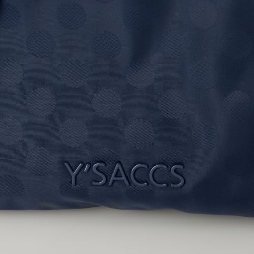 FASBEE｜イザック Y'SACCS Polka Dots スクエアポシェット （ネイビー