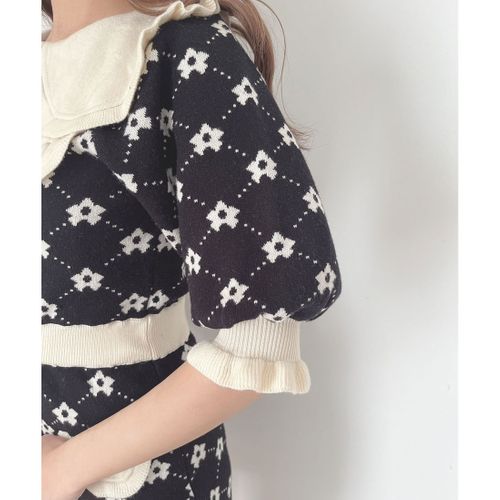 FASBEE｜スワンキス Swankiss JF fleur knit ワンピース （ピンク ...
