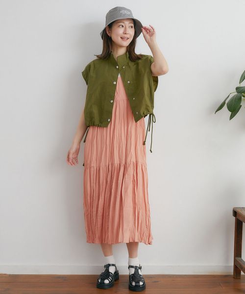 FASBEE｜レトロガール RETRO GIRL ナイロンベストセットワンピース