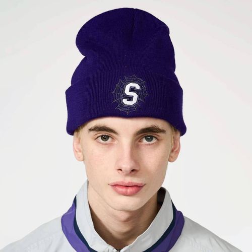 FASBEE｜サプライヤー SUPPLIER SPIDER LOGO BEANIE （PURPLE