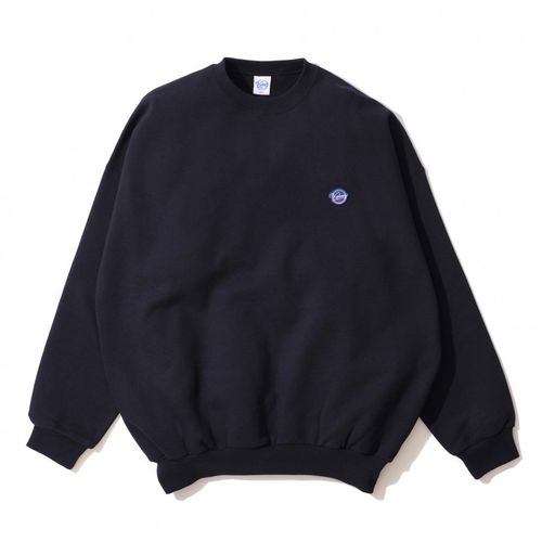 FASBEE｜ケボズ KEBOZ BB SMALL WAPPEN SWEAT CREWNECK NAVY （NAVY