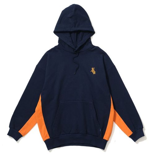 FASBEE｜ケボズ KEBOZ SR 2TONE SWEAT HOODIE （NAVY）｜KEBOZ - 日本