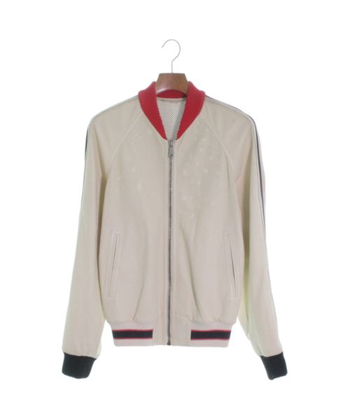 Gucci - Printed Perforated-Leather Bomber Jacket - Men - White Gucci